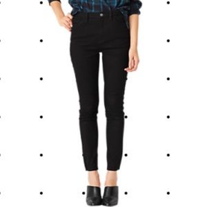 Kate Spade Saturday high waisted coated black jean