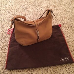 Coach Tan Hobo Leather Bag