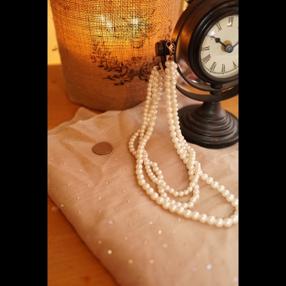 Triple Pearl Necklace