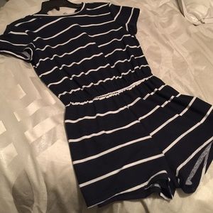 American Apparel- Striped romper