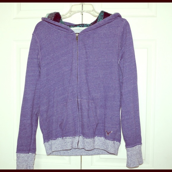 Comfy purple zip up