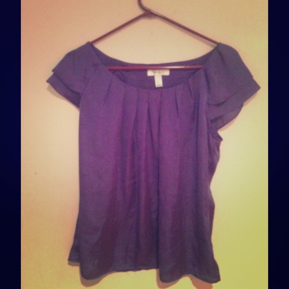 Deep Blue silky top