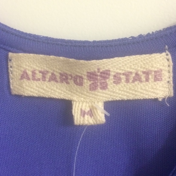 Altar'd state blue iris lace dress medium - Picture 3 of 4