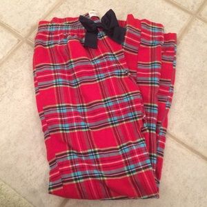 Red plaid Gilly Hicks pj pants
