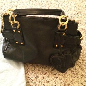 Juicy Couture Black Leather Bag