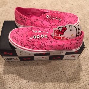 BRAND NEW hello kitty vans never been worn