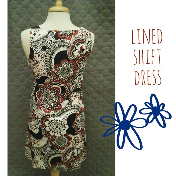 ❤Ann Taylor Loft Floral Shift Dress size 2 Petite - Picture 3 of 4