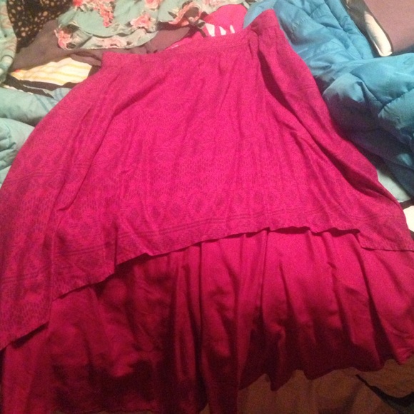 High low skirt