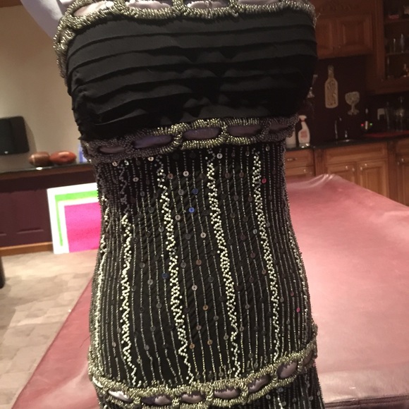 Vintage Hand Beaded Dress - Picture 4 of 4