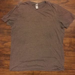 American apparel men brown shirt