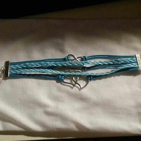 Infinity bracelet one direction blue
