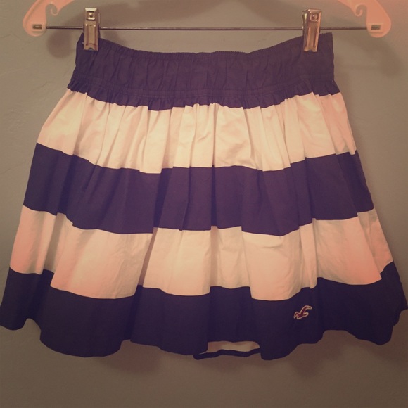 Hollister striped skirt