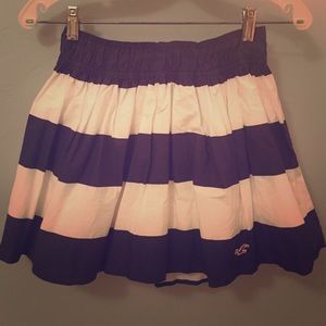 Hollister striped skirt