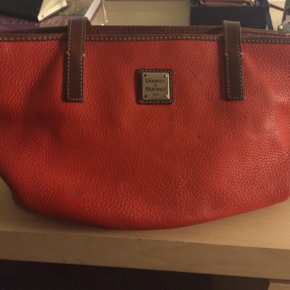 Red Dooney and Burke handbag