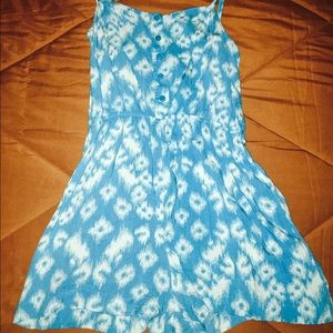 Blue cheetah romper.