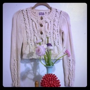 Knit Cotton Sweater Cardi
