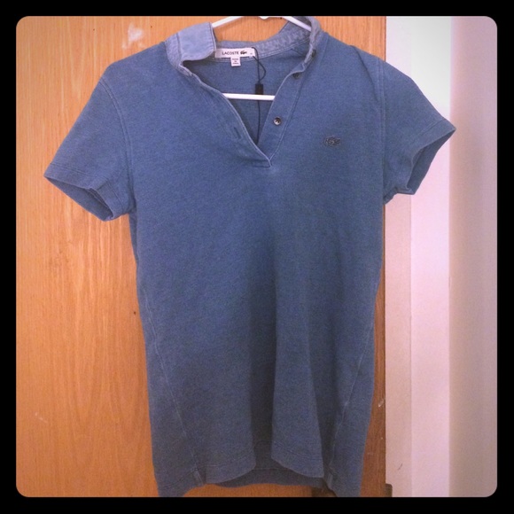 Blue Lacoste polo, very good condition