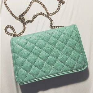 Forever21 mint cross body bag