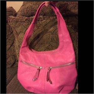 Coral Pink Tignanello Purse.