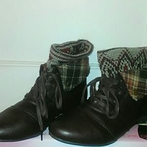 Chocolate Brown Ankle Boots