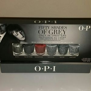FIFTY SHADES OF GREY O.P.I. nail polish.