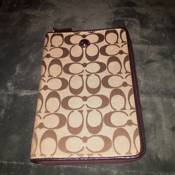 100% authentic coach mini iPad cover