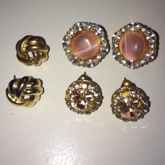 Forever 21 gold and silver earrings