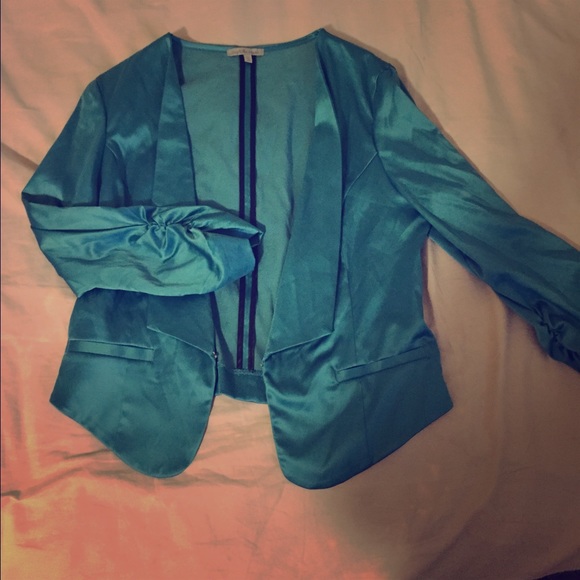 Teal blazer
