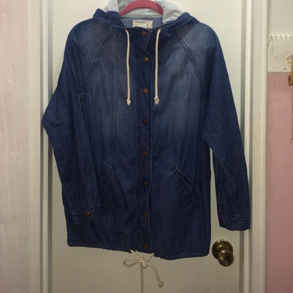 Denim Hooded Jacket