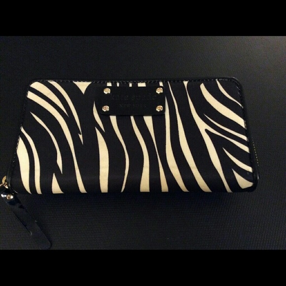 👛SOLD 👛Authentic Kate Spade Zebra Print Wallet