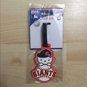Hello Kitty San Francisco Giants bag tag.