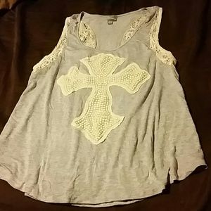 Vanity tank top and black owl tank