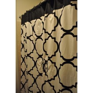 Monogrammed Shower Curtain