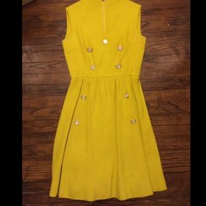 Yellow classic dress