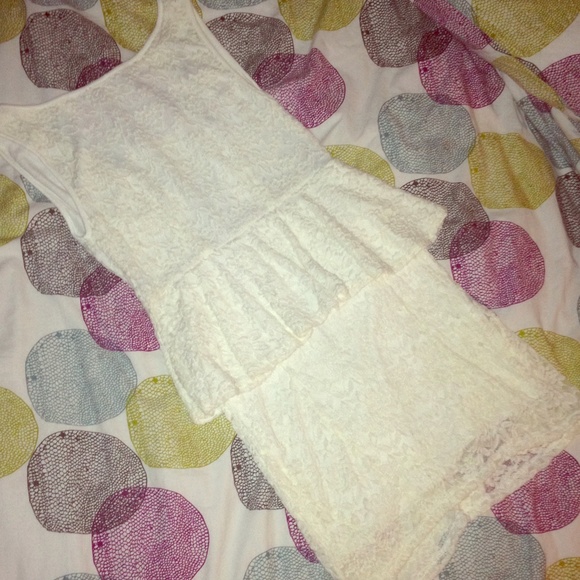 White lace dress