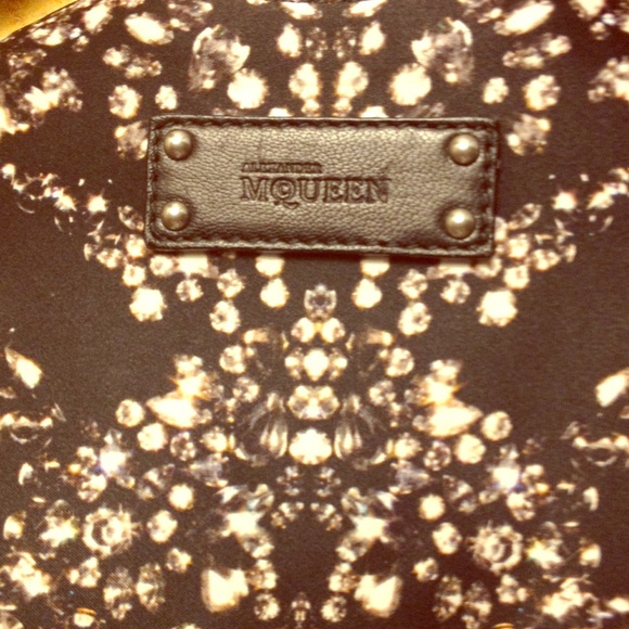Alexander McQueen Jewel print DeManta Clutch