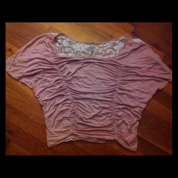 Pink ruched top - Picture 1 of 3