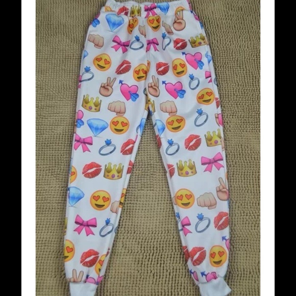 Emoji pants brand new