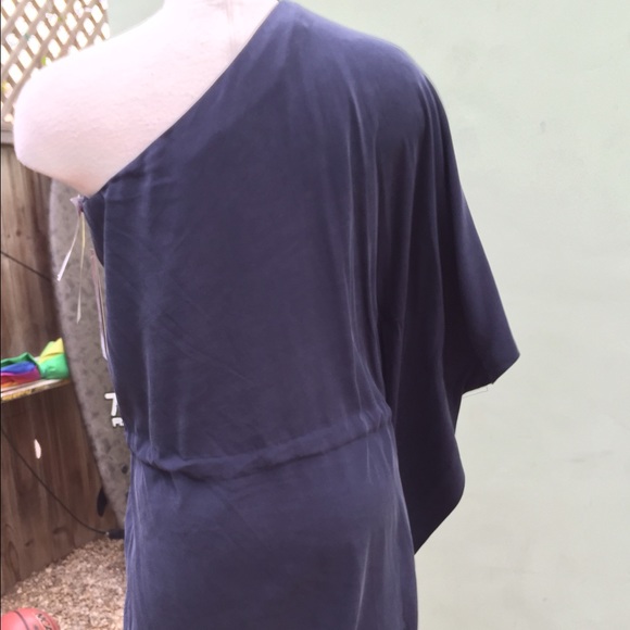 SOLD. 🎉HP! 🎉 Gorgeous silk dress, asymmetrical. - Picture 2 of 3