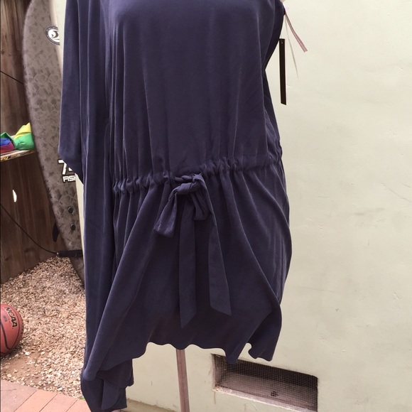 SOLD. 🎉HP! 🎉 Gorgeous silk dress, asymmetrical. - Picture 3 of 3