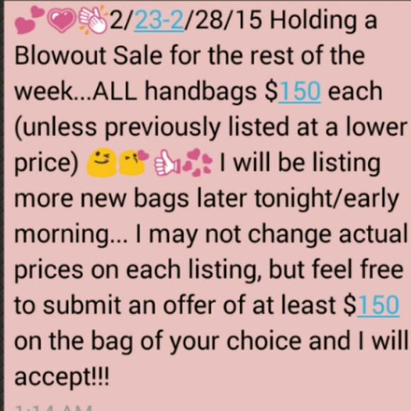 All Handbags in my closet! Have 7-10 new additions