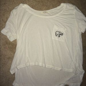 Brandy Melville Elephant Pocket Crop Top