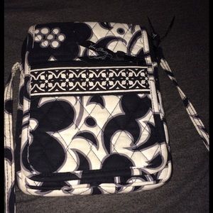 Vera Bradley black and white cross body
