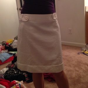 White skirt