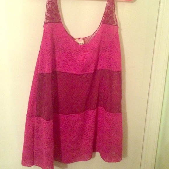 Free people lace tank