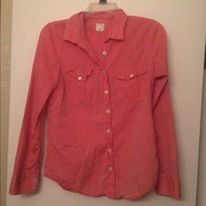 Salmon J-Crew shirt