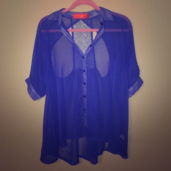 AKIRA- sheer top