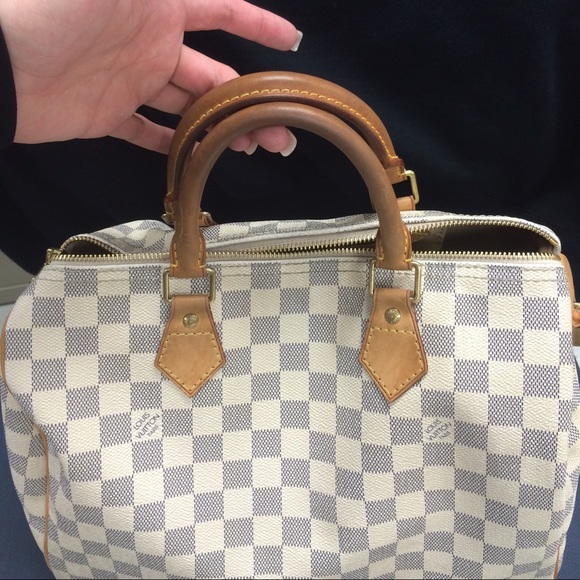 Louis Vuitton speedy 30 damier azul - Picture 2 of 7