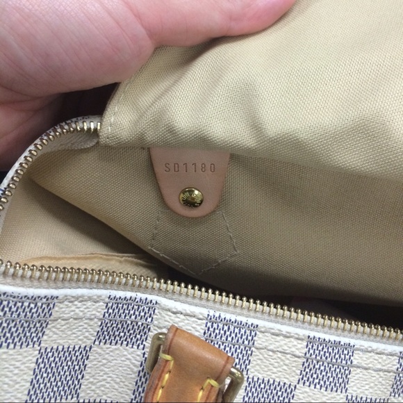 Louis Vuitton speedy 30 damier azul - Picture 3 of 7