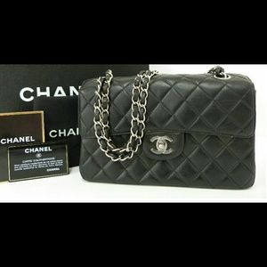 100% Authentic Chanel Mini Black Crossbody